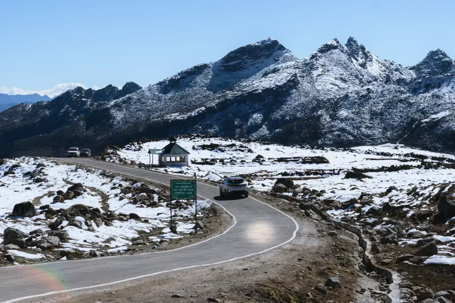 Snow-Covered Tirthan Valley