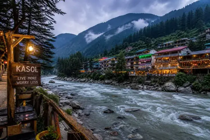 Riverside views in Manikaran