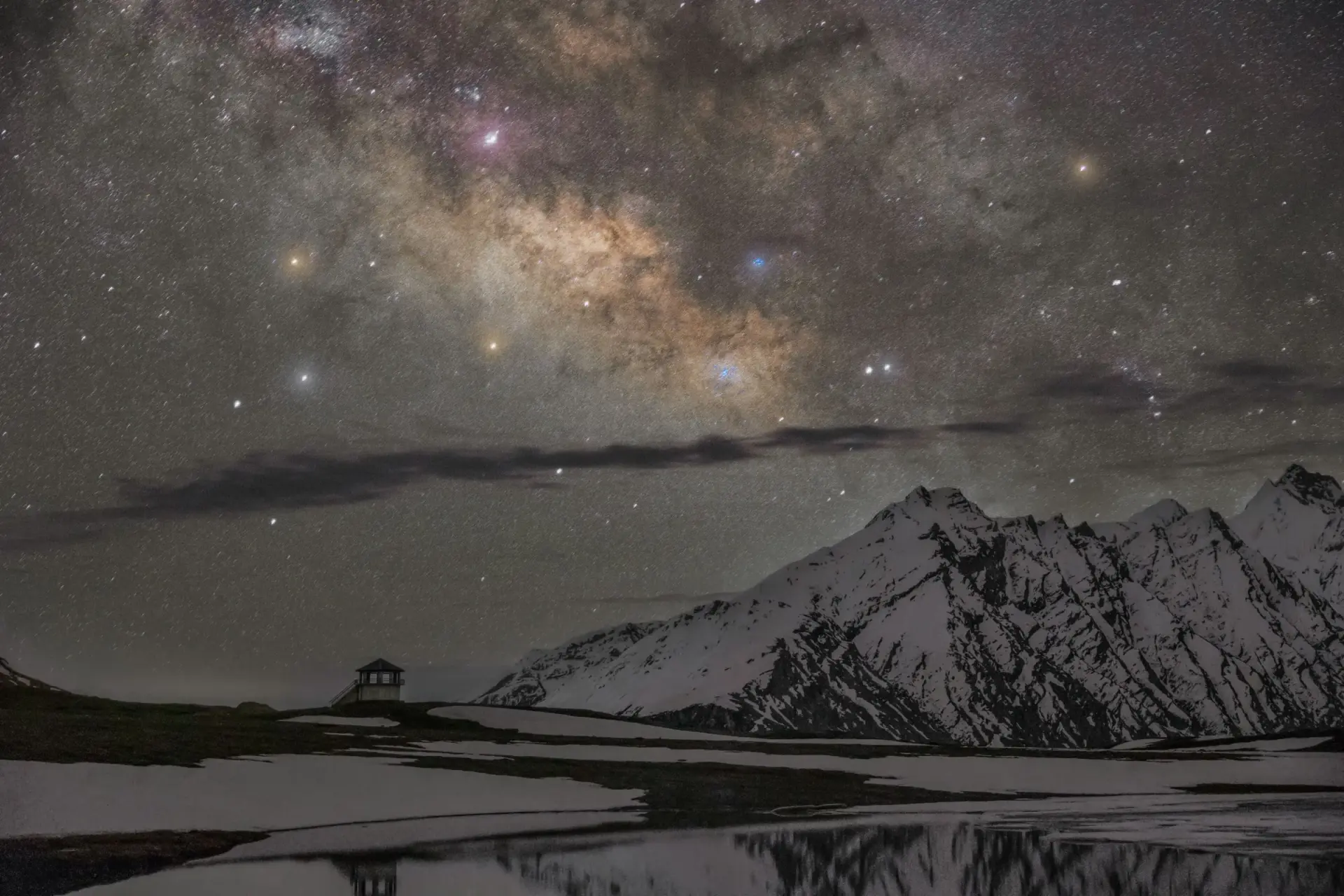 Himalayan night sky