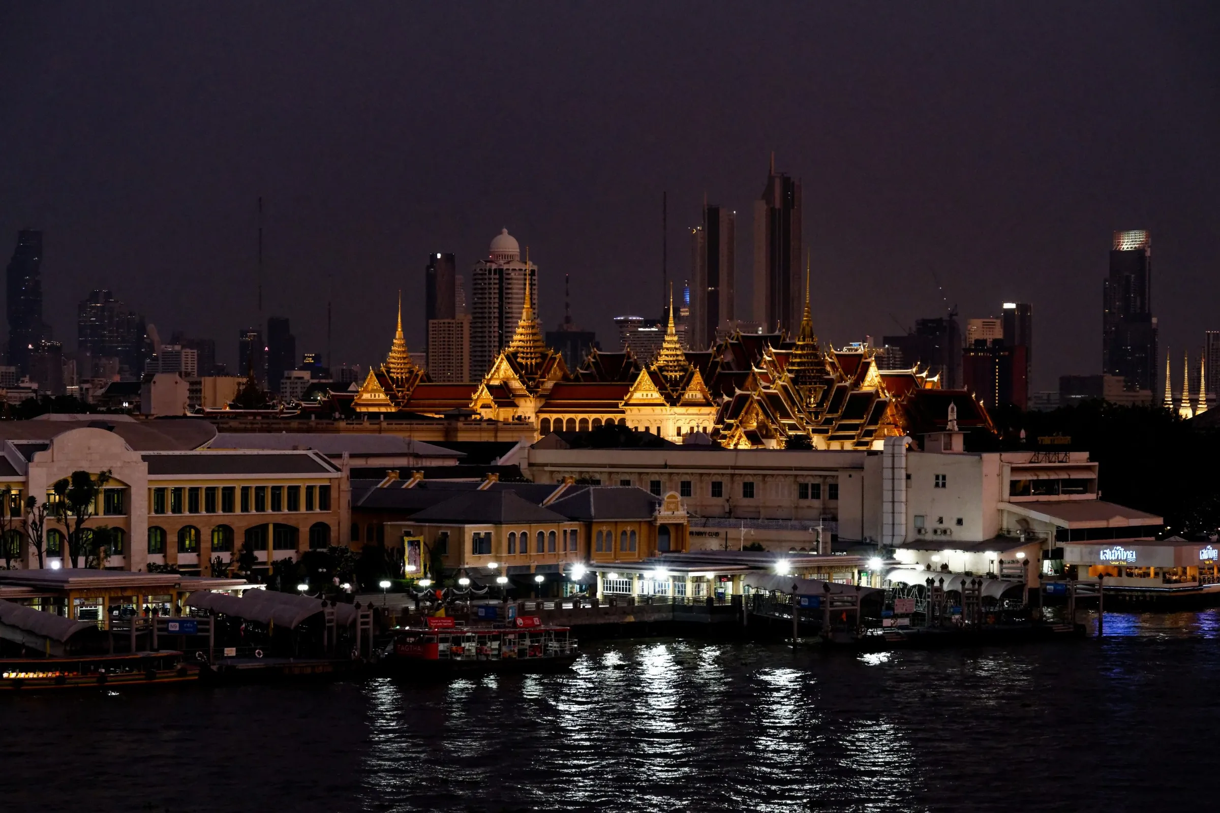 Thailand City Lights at Night