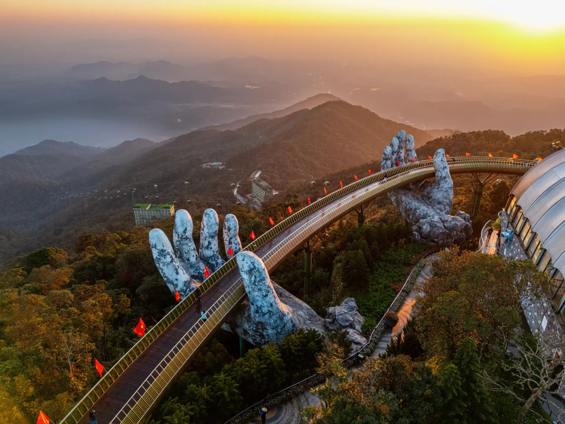 Scenic Vietnam Mountain View