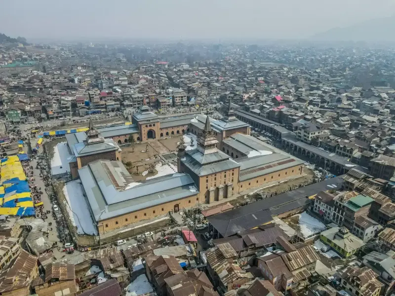 Panoramic Srinagar City View