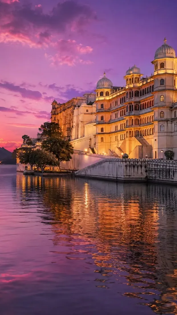 Sunset by the Palace